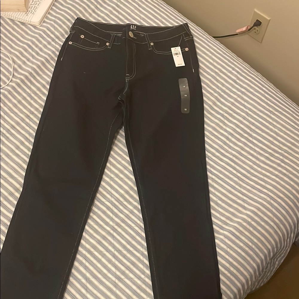 GAP Blue Jeans Modern Straight-Leg Fit